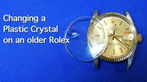 rolex plexi|rolex crystal replacement.